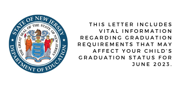 This letter includes vital information regarding graduation requirements that may affect your child’s graduation status for June 2023.