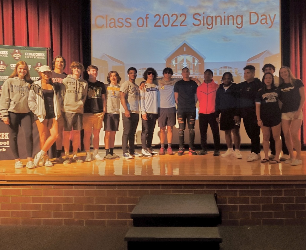 CCHS 2022 Signing Day