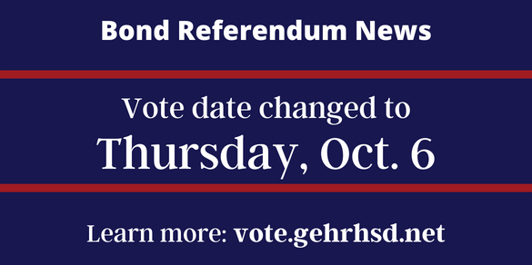 Bon Referendum  - Date Changed to Thursday, October 6th.