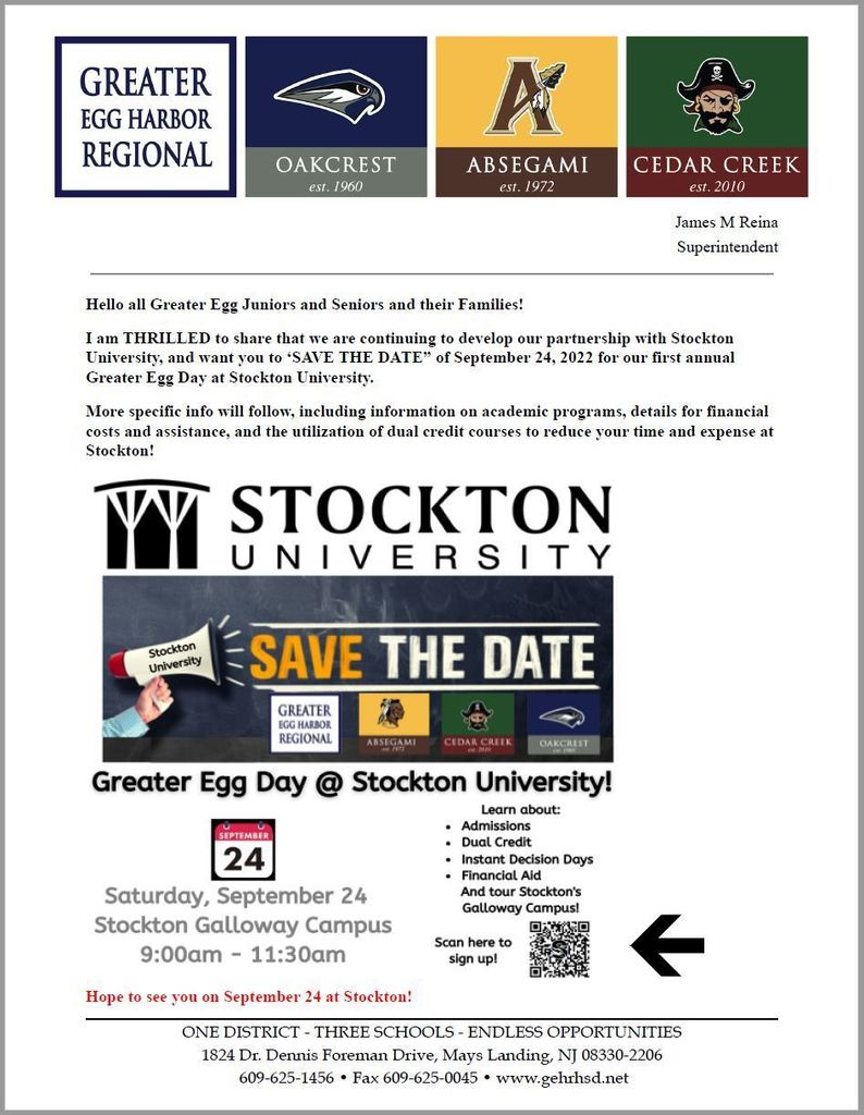 Greater Egg Day at Stockton University 9-24-22
