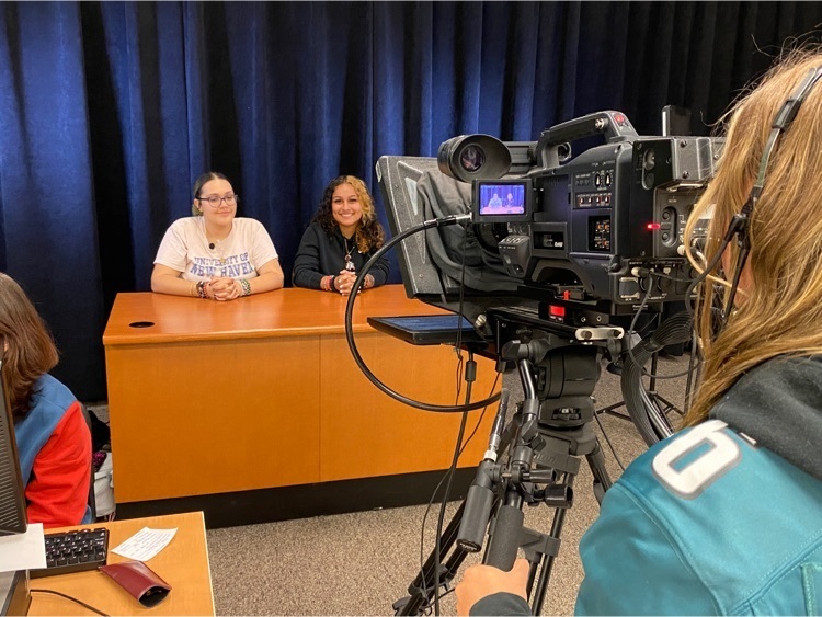Cedar Creek Students working on Pirate TV for Wednesday’s homeroom!