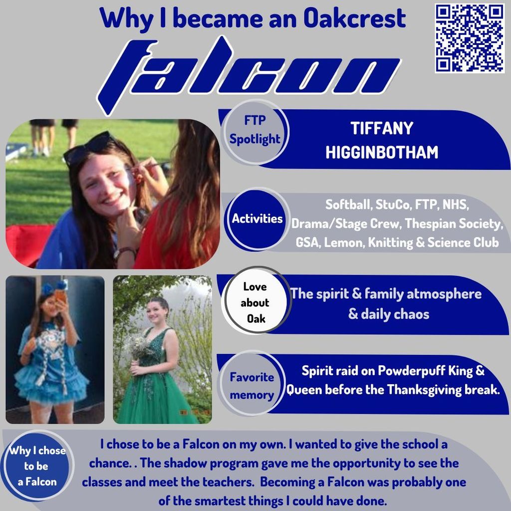 Why I became an Oakcrest Falcon