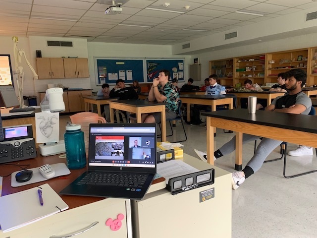 students met virtually with a bat expert