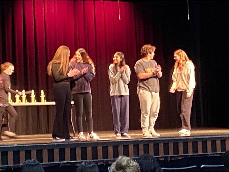 Jenna Mullin winning first place in Contemporary Monologue at Kingsway Regional HS