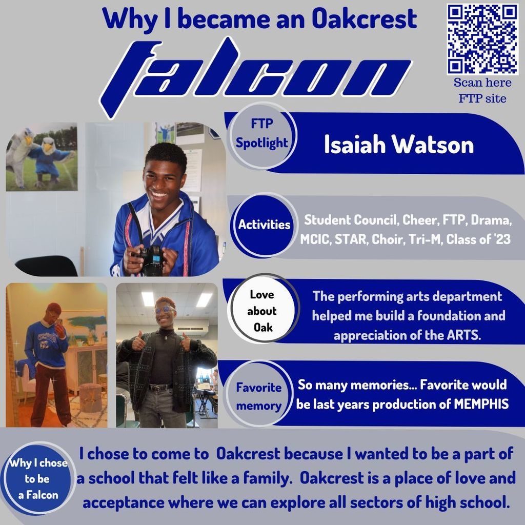 Oakcrest Senior Spotlight- Isaiah Watson