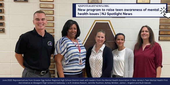 New program to raise teen awareness of mental health issues | NJ Spotlight News NJSpotlightnews.org