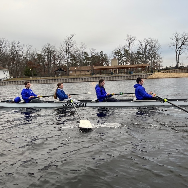 rowing in a 4 