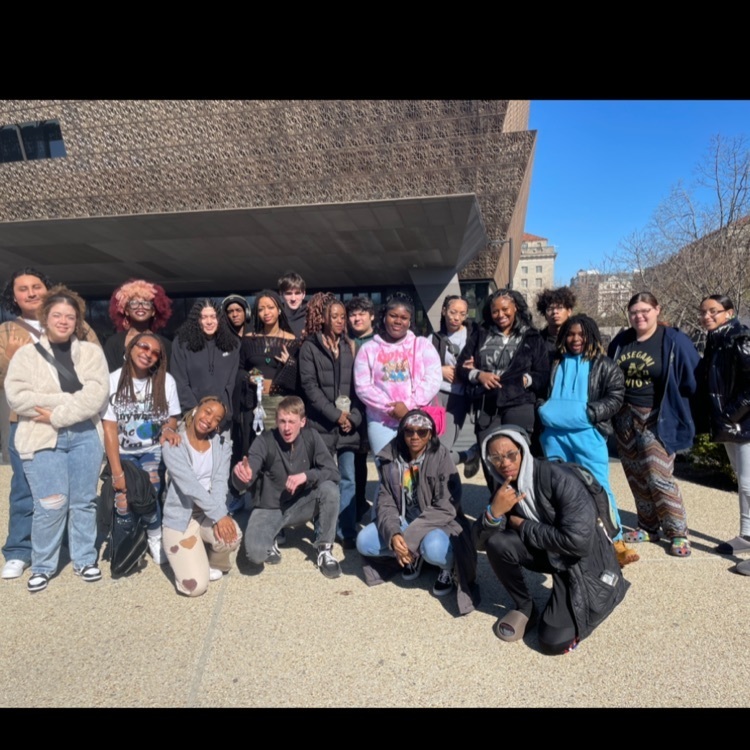 Ms. Roesch's African American Studies class visits Washington D.C.'s National Museum of African American Studies and Culture.