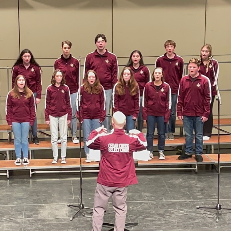 Cedar Creek Select Choir at Stockton Choral Day