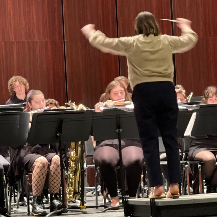 Adjudicator from William Patterson working with the Band